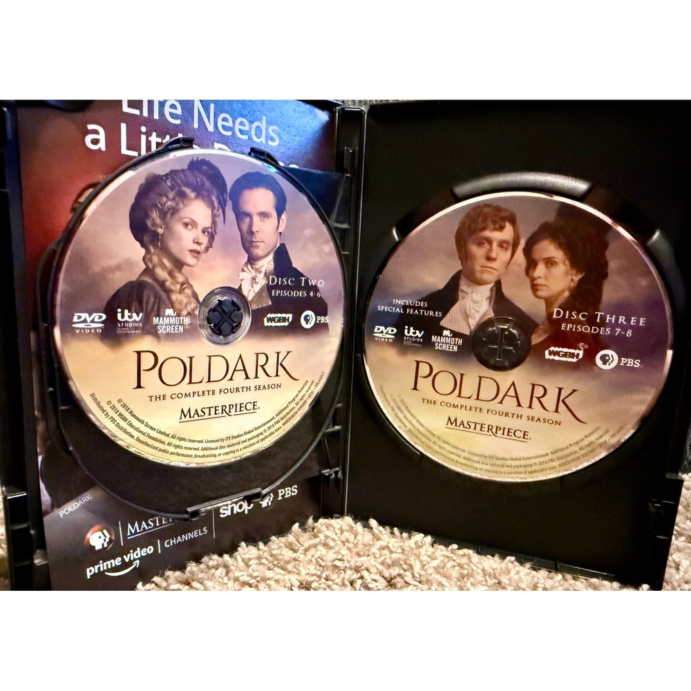 PBS Poldark The Complete Fourth Season DVD Excellent Period Drama BBC - Picture 5 of 6